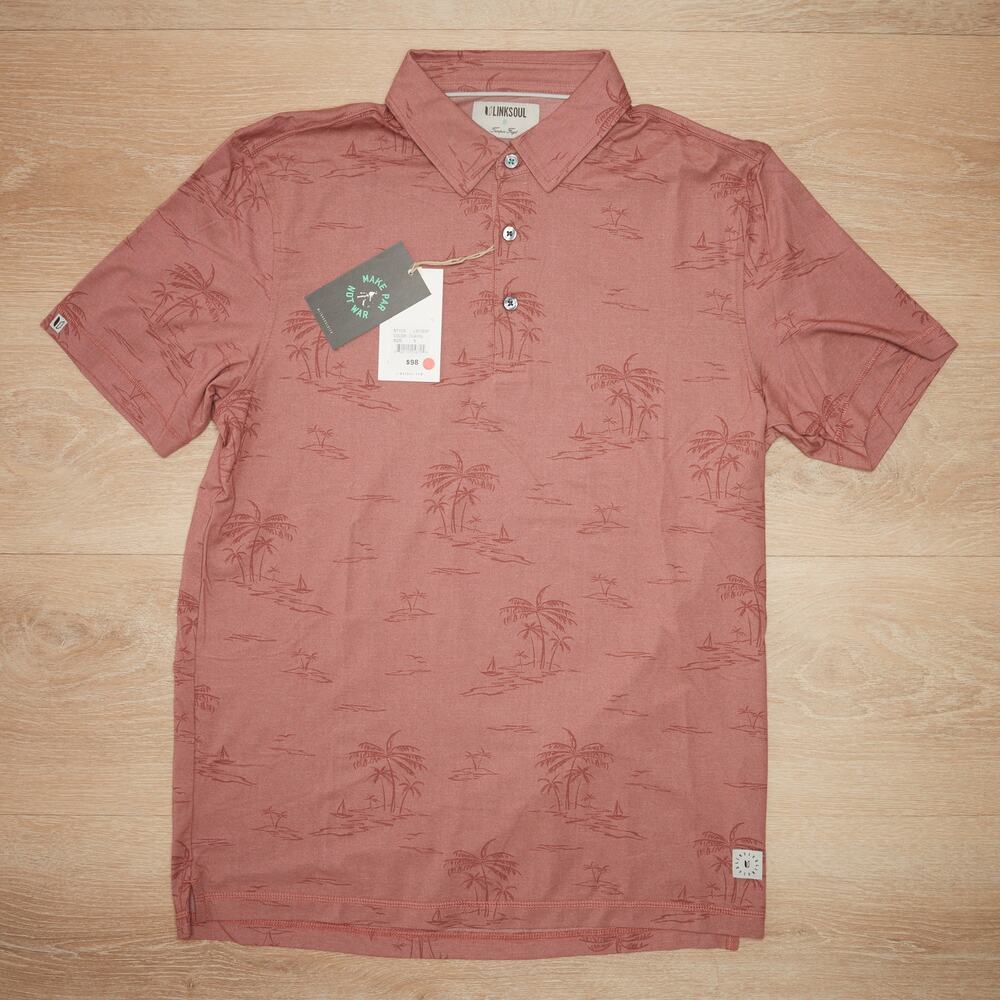 Linksoul Men's Printed Astoria Polo - Size S